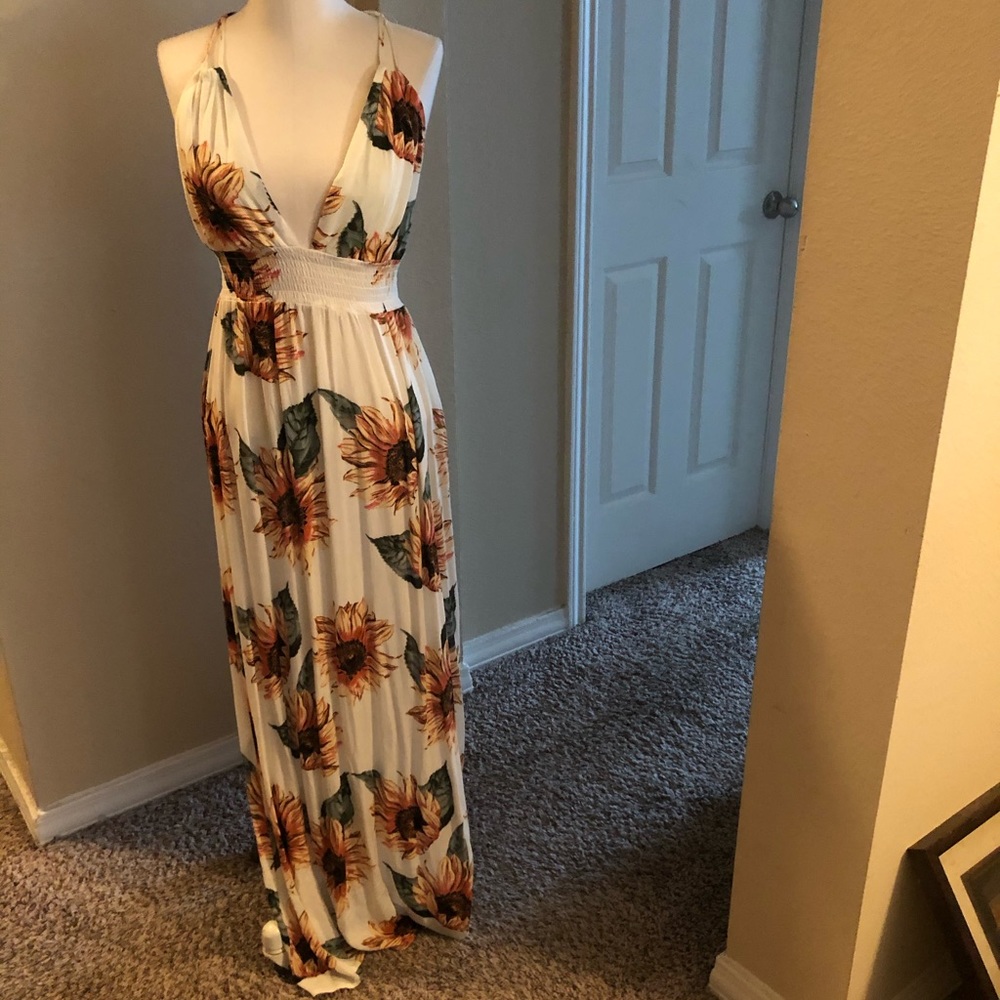 Floral maxi dress